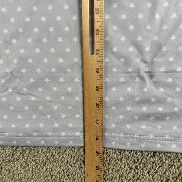 FN3P Golf Shirt Mens Large Gray White Stars USA Flag Short Sleeve Golfing Polo - Picture 9 of 11